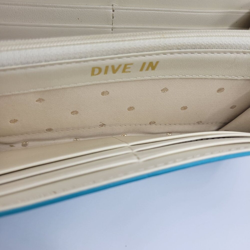 Kate Spade Poolside Wish You We’re Here Dive In Wallet Poolside Print *READ* - Picture 6 of 13